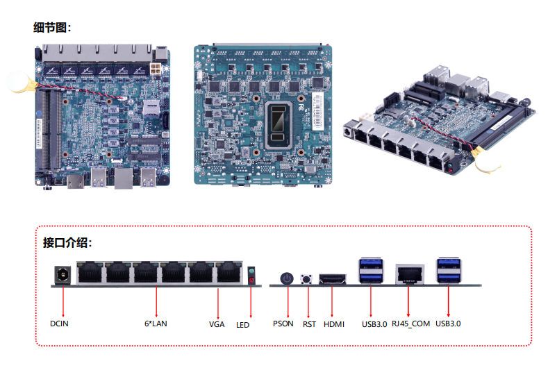 嵌入式工控主板-LAN-SKYUT2-6L產(chǎn)品細節(jié)圖